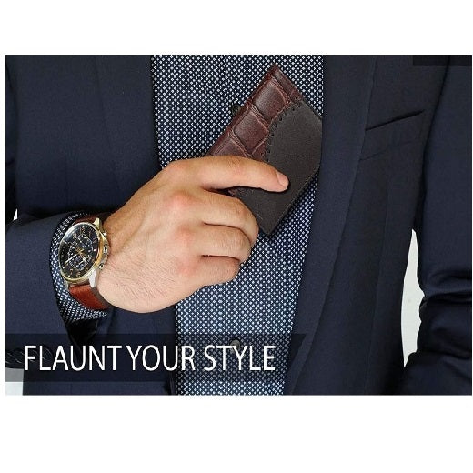 Stylish Rfid Protected Genuine Leather Wallets For Men's