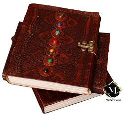 VINTAGE LEATHER JOURNAL SEVEN STONE