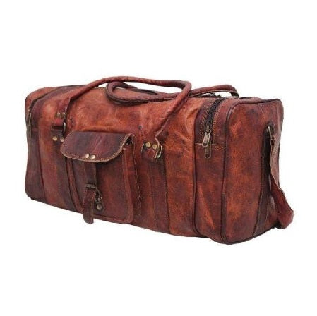 BEST LEATHER DUFFEL BAGS FOR MEN WOMEN