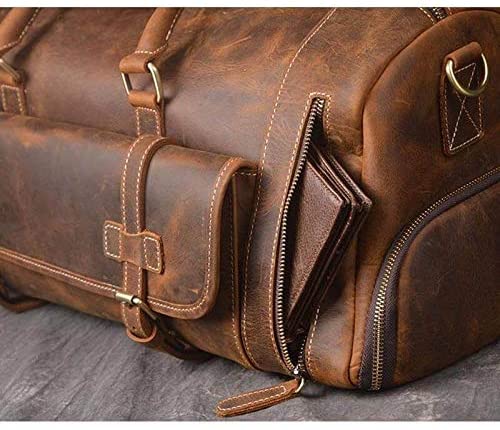 VINTAGE DUFFLE BAG WITH SHOE COMPARTMENT