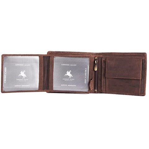 Vintage Leather Elegant Rfid Protected Wallet