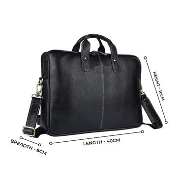 Vintage Leather Handmade Briefcase Messenger Bag