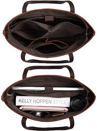 Leather Tote Handbag For Women