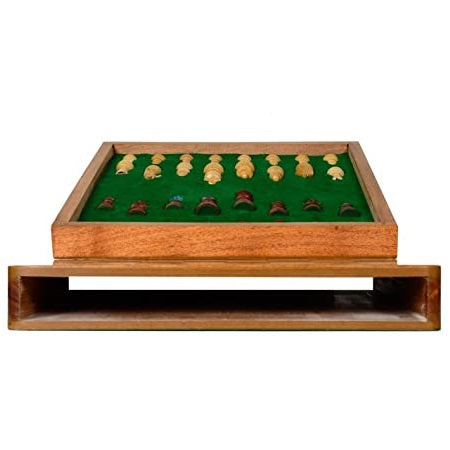 Vintage Magnetic Maple Wood Chess Set