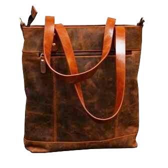 Buffalo Leather Tote Handbag For Women Purse
