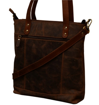 Buffalo Leather Tote Handbag For Women Purse