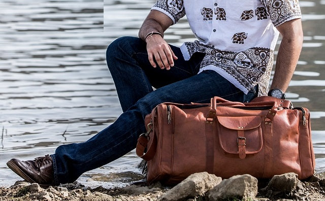 Best Leather Duffel Bags For Men Women Travel Luggage Weekender